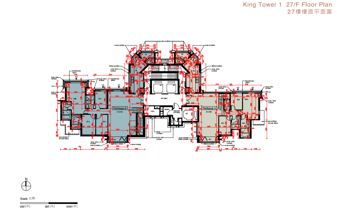 瓏珀山平面圖則 沙田半山現樓項目詳細圖則